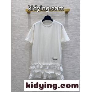 ラッフルトリム Tシャツドレス ルイ・ヴィトン ワンピース コピー ホワイトkid26P1TbGz