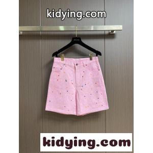 GGジャカード ペイント ショートパンツ グッチ コピーブランド パンツ 偽物 ピンクkid26aSziaC