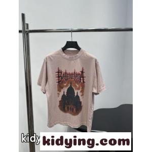 お洒落 カジュアル バレンシアガ スーパーコピー Tシャツ 偽物 クルーネック 半袖Tシャツkid26W1zqau