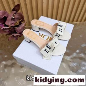 JAdior コピー ヒールスライド クリスチャン・ディオール コピー サンダル コピー ホワイトkid265zm8zm
