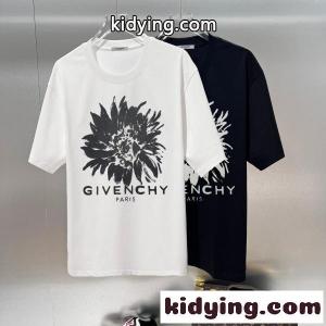 givenchy コピーブランド（ジバンシー コピーブランド）コピー 2026新作 フラワープリント ビッグロゴTシャツ 半袖カットソー ストリートモードkidying26XHjuKD