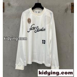 Acne Studios 26SS新作☆アクネストゥディオズ長袖tシャツ スーパーコピーテクニカルジャカードサッカーユニフォームkidying26L5D8fC
