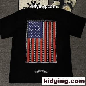 Tシャツ 星条旗クロス バックプリント USAロゴ オーバーサイズ ストリート クロムハーツ コピーブランド コピー CHROME hearts コピーブランドkidying26bauqum