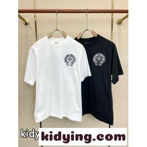 洗練された カジュアル ロゴ刺繍 クロムハーツ コピーブランド Tシャツ 偽物 半袖Tシャツkid26vaKLDm