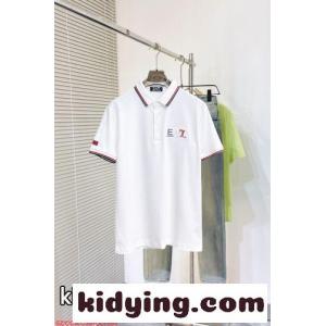 カジュアル 半袖 ポロシャツ アルマーニ ブランド コピー Tシャツ 偽物 合わせやすい ホワイトkid26ObWzeC