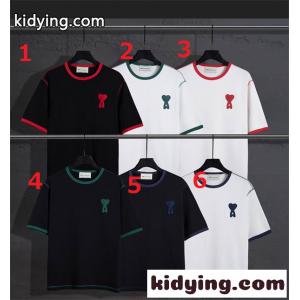 AMI PARISアミ パリス tシャツコピー 2026新作 半袖クルーネック半袖トップス男女兼用kidying26r0L9PD