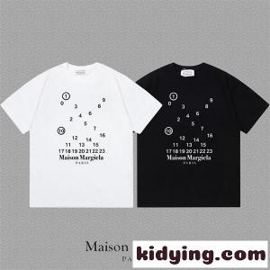 ナンバーロゴプリント ミニマルモード 人気 Maison Margiela メゾンマルジェラ コピー Tシャツ メンズ レディースkidying2645vmim