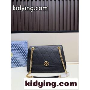 Tory Burch チャーリー キルト ショルダーバッグ トリーバーチ コピー ブラックkid26yyGnqi