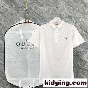 ジャカードロゴ 襟付き スポーティー クリーンスタイル gucci コピー グッチ コピー コピー 半袖ポロシャツ 上質仕立てkidying268LXnue