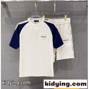 2026ss☆☆ルイヴィトン コピー2点セットコピー LOUIS vuitton コピークルーネックメンズ ストリート トレンド 夏kidying26am8jOn