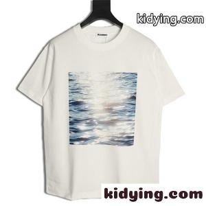 ウォーターフォトプリント アートデザイン 2026新作 JIL SANDER ジルサンダー コピー 半袖Tシャツ 爽やかスタイルkidying26XDS5Tr