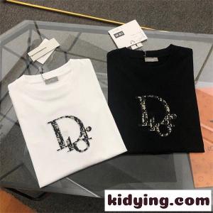 ワンポイントデザイン ベーシックフォルム 洗練スタイル dior コピーブランド ディオール コピーブランド コピー ロゴTシャツ 爽やかな印象kidying26SzeWnq