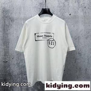 フロントアート クルーネック シックスタイル MAISON MARGIELA メゾンマルジェラ コピー ロゴTシャツ 洗練ムードkidying26y4PjSf