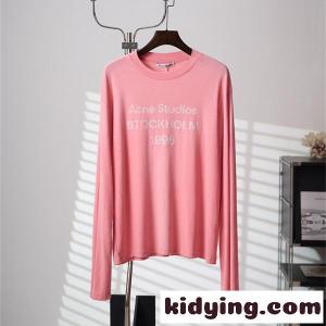 ロゴデザイン 2026新作風 人気アイテム シンプルコーデ Acne Studios アクネストゥディオズ コピー 長袖Tシャツ 上質カジュアルkidying26TnySXD