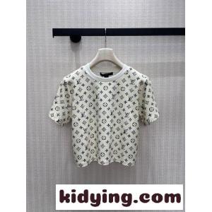 クローム モノグラム クロップ トップ ルイ・ヴィトン Tシャツ コピー 半袖Tシャツkid264Pn8ri