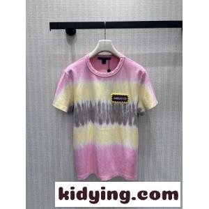 注目される タイダイ 半袖Tシャツ ルイ・ヴィトン Tシャツ コピー コットンkid26PTbKTj