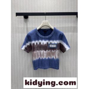 タイダイ クロップトップ 半袖Tシャツ ルイ・ヴィトン Tシャツ コピー コットンkid26mWjaye
