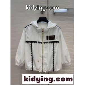レーストリム フーデッドパーカ ルイ・ヴィトン ジャケット コピー ホワイトkid26D8jeSr
