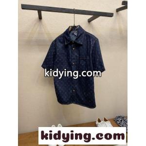 モノグラム･デニム ショートスリーブシャツ ルイ・ヴィトン シャツ コピーkid26L5T1na