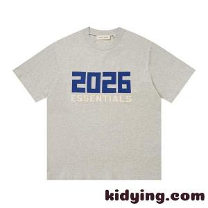 ビッグプリント レタリングデザイン 旬スタイル ESSENTIALS エッセンシャルズ コピー 半袖Tシャツ カジュアル定番kidying260fa0jy