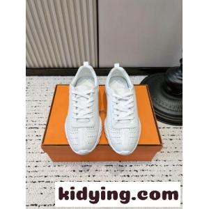 人気 カジュアル エルメス ブランド コピー スニーカー ネオン Neon スーパーコピー レザー ホワイトkid26WLfSTb