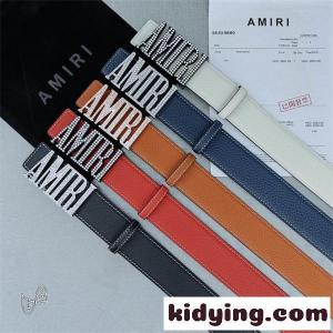 AMIRI 【2026新作】上質な本革を使用した ビジネススタイル☆☆アミリベルトコピーkidying265jKHfa