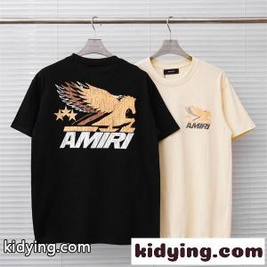 イーグルグラフィック ロゴプリント クルーネック アメリカンテイスト AMIRI アミリ コピー 半袖Tシャツ ストリートウェアkidying26H1Pvym
