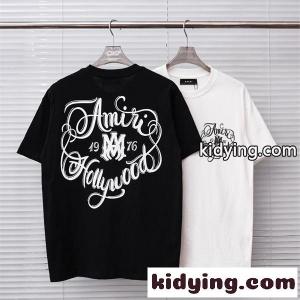 アートタイポ 大判プリント 2026新作 海外トレンド AMIRI アミリ コピー 半袖Tシャツ 主役級アイテム 人気モデルkidying26fiKnim
