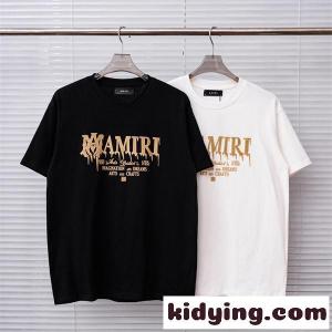 ヴィンテージロゴ オリジナル風プリント デイリーファッション AMIRI アミリ コピー 半袖Tシャツ 定番アイテムkidying26S5TbOf