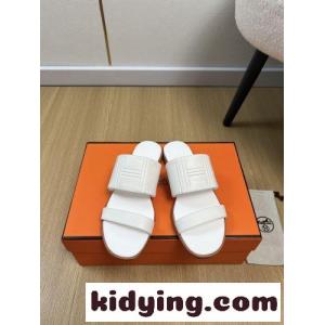 エルメス コピー サンダル モナ スーパーコピー 上品 シンプル Hロゴ ホワイトkid26HPXrGr