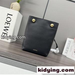 loewe コピーブランド Pebbleロエベ コピーブランドショルダーバッグコピー2026トレンドスタイリッシュ黒色kidying26y4TPjC