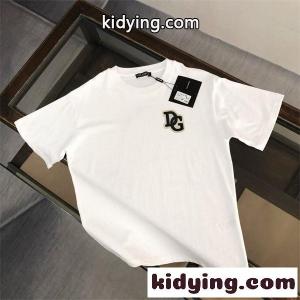 エンブレムモチーフ コンパクトフォルム カジュアルファッション DOLCE & gabbana スーパーコピー ドルチェ＆ガッバーナ スーパーコピー コピー 半袖Tシャツ 話題ラインkidying26Sf0X9r