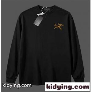 ミニマルロゴデザイン コットンライク素材 アーバンスタイル ARCTERYX アークテリクス コピー 長袖Tシャツ 注目モデルkidying264vOzKz