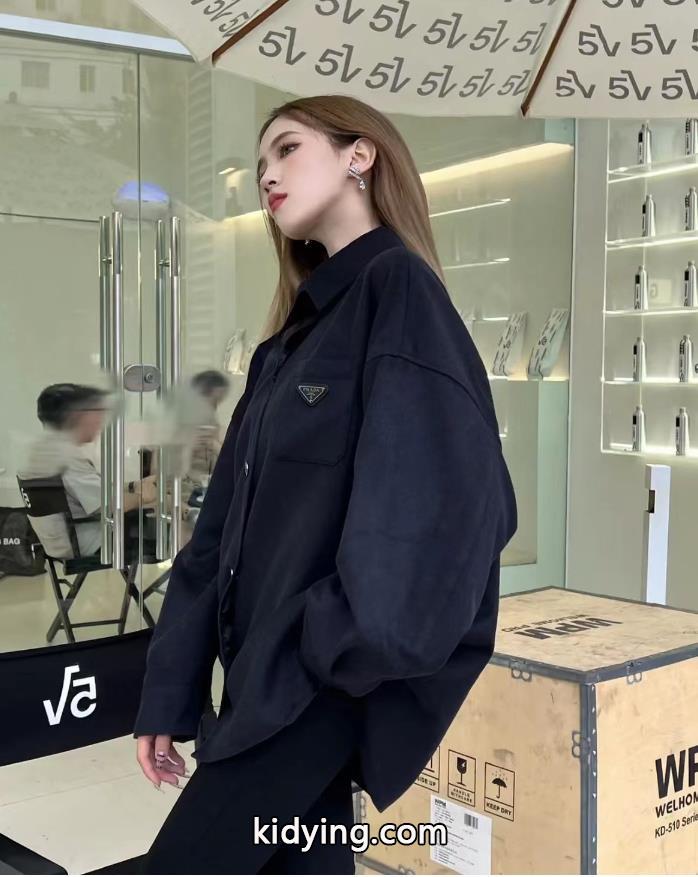 コピー ブランド 販売衬衫毎日大活躍 2026入荷度が高い ポップPRADA._0_5