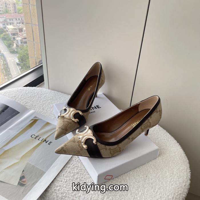 激安 ブランド世界で誰もが憧れるブランド 今、大人のお洒落に 日本発売パンプスCELINE._0_5