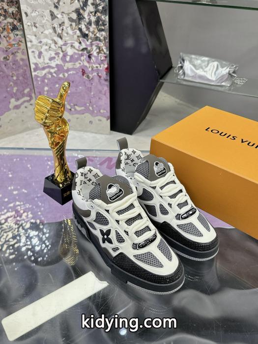 ブランド 偽物 激安累積売上額第1位獲得 高級感ある大人の 男女共用LOUIS VUITTONスニーカー._0_0