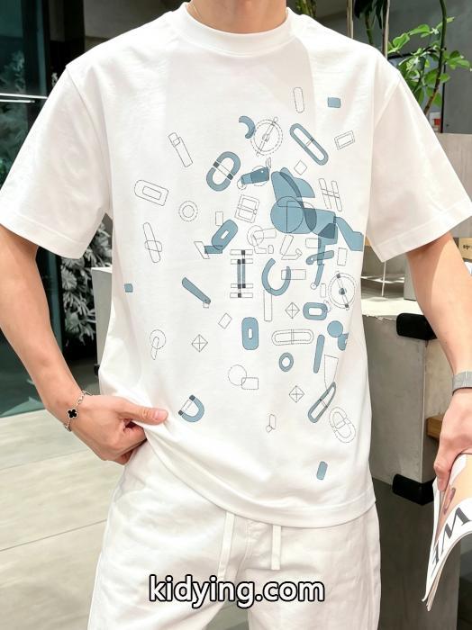半袖短袖Tエルメス偽物 ブランド 激安暑い夏に軽やかな涼しげ 速達可　新作速乾超軽量 モデル大絶賛♪ ._0_5