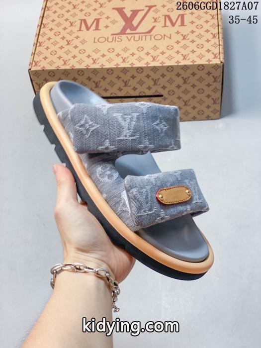 ブランド アクセサリー 激安スリッパ2026新作先取り　日本未入荷 派手すぎず 抜群な通気性LOUIS VUITTON._0_0
