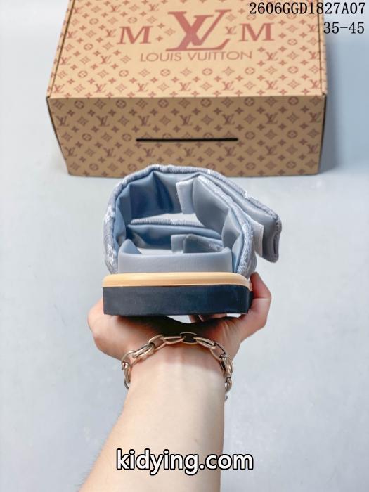 ブランド アクセサリー 激安スリッパ2026新作先取り　日本未入荷 派手すぎず 抜群な通気性LOUIS VUITTON._0_3