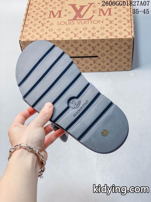 ブランド アクセサリー 激安スリッパ2026新作先取り　日本未入荷 派手すぎず 抜群な通気性LOUIS VUITTON._0_4