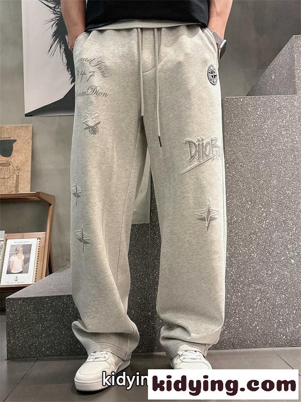 DIOR ディオール コピー 新作注目 ブラック スポーツモード 快適シルエット パンツ-1