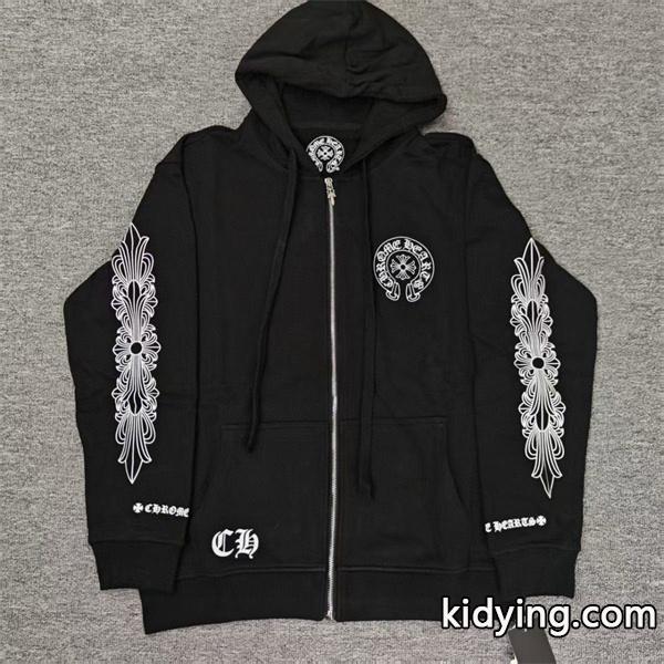 バックロゴ主役 クロムハーツ Chrome Hearts コピー パーカー 存在感抜群 ストリート定番-8