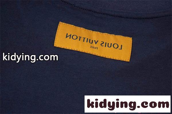 モノグラム 切替 コットン 半袖Tシャツ グラデーション風 上質素材 ルーズフィット メンズ レディース ルイヴィトン コピー Louis Vuitton-6