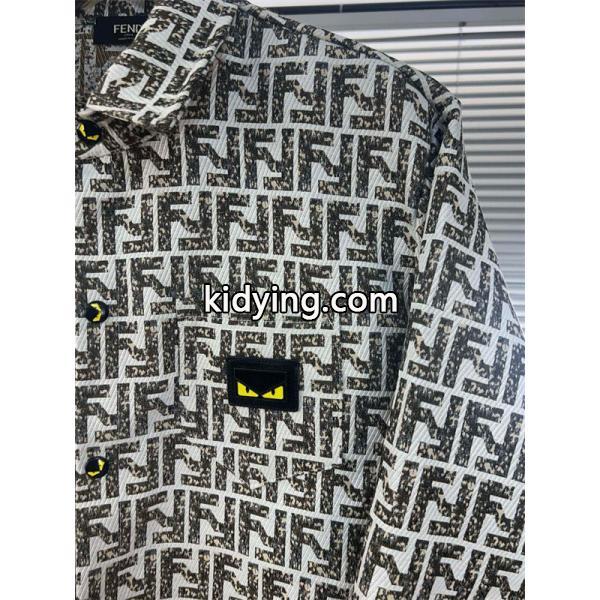 FENDI フェンディ コピー 2025秋冬注目・柔らかフィット FF総柄 デニムジャケット 人気-4