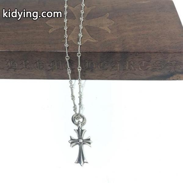 CHROME HEARTS スーパーコピー ネックレス 高品質 シルバークロスデザイン メンズ レディース ジュエリー クロムハーツ 通販ショッピング-0