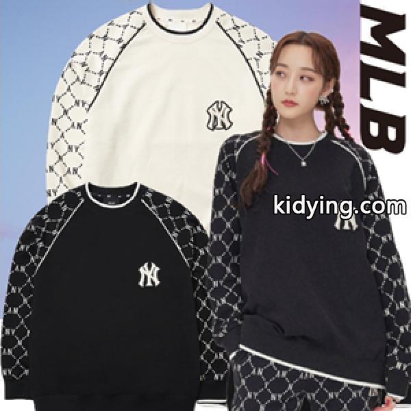 2022春らしい色味のアイテム MLB Monogram Sleeve Raglan エムエルビースーパーコピー スエットシャツ-0