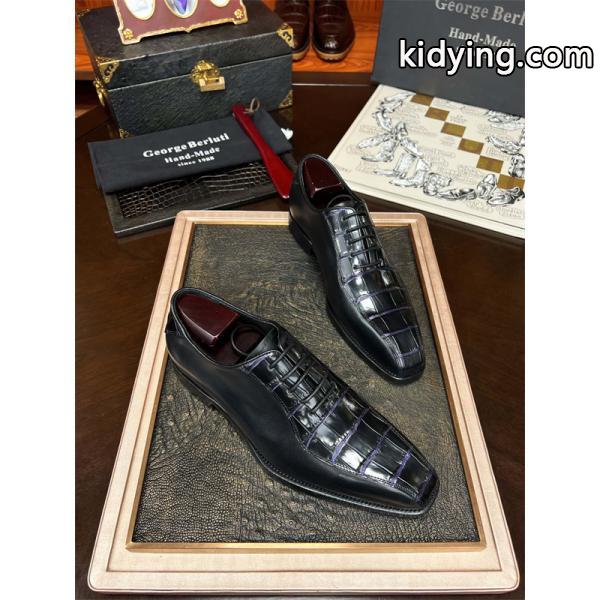 Berluti ベルルッティ コピー 希少仕様 クロコ型押し シューズ 重厚 エレガント-7