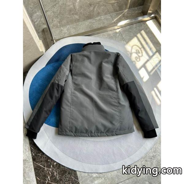 2025秋冬 グレー ショートダウンジャケット スーパーコピー 今季注目 カナダグース Canada Goose-1