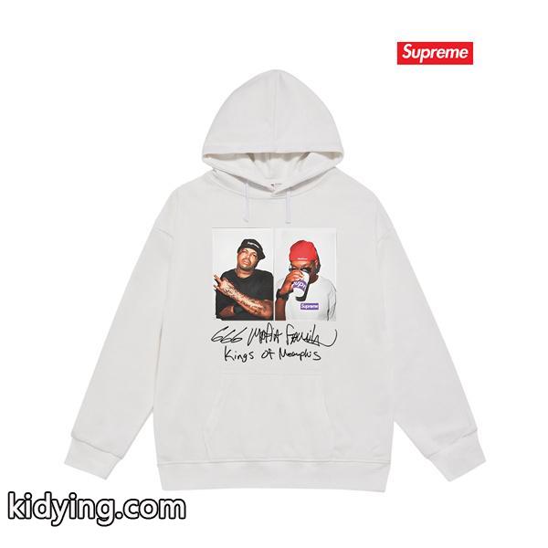 Supreme シュプリーム スーパーコピー ブラック 2025秋冬 フォトアート プルオーバーパーカー-0