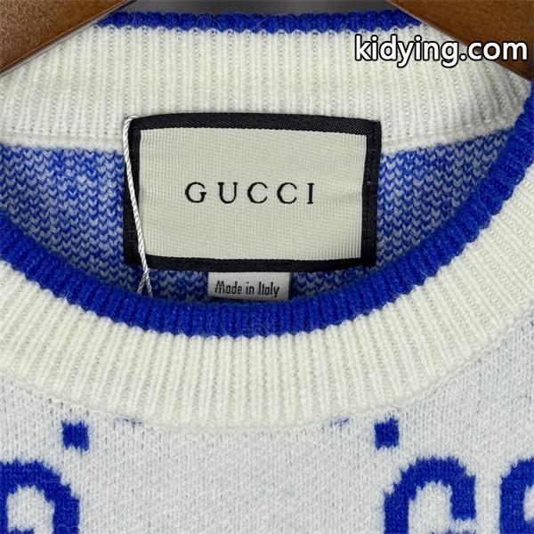 GUCCI GGロゴ グッチ コピー 総柄ニット アイボリー 人気 上品 存在感-5